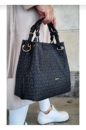کیف دوشی مشکی زنانه چرم مصنوعی Just Polo - کد 768689658