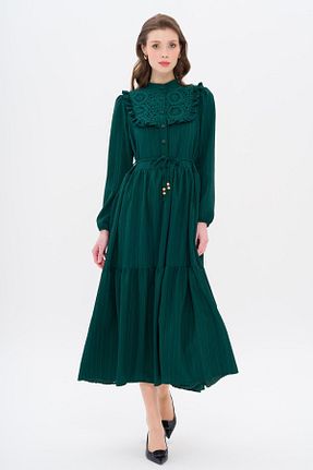 لباس حجاب سبز زنانه رگولار Olcay - کد 925609459