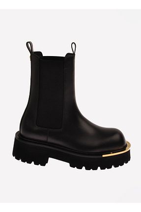 بوت / نیم بوت مشکی زنانه پاشنه ضخیم Roberto Cavalli - کد 925922636