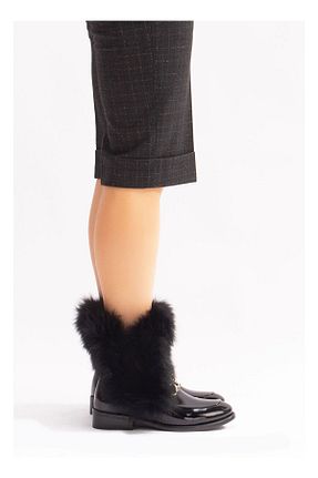 کفش کلاسیک مشکی زنانه پاشنه تخت Nemesis Shoes - کد 925922695