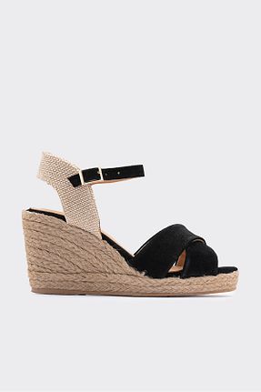 کفش پاشنه بلند پر مشکی زنانه پاشنه متوسط (5-9 سانتی متر) SHOEMARK - کد 925646104