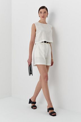 بلوز نباتی زنانه ساده Shopping Shop - کد 925650956