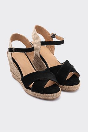 کفش پاشنه بلند پر مشکی زنانه پاشنه متوسط (5-9 سانتی متر) SHOEMARK - کد 925646104