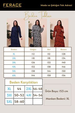 لباس سایز بزرگ طوسی زنانه ویسکون Ferace - کد 731041423
