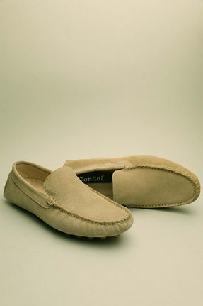 کفش لوفر سبز مردانه چرم خالص Gondol - کد 925693003