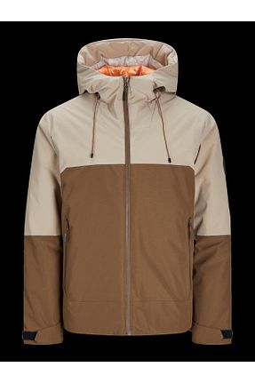 کاپشن قهوه ای مردانه رگولار Jack & Jones - کد 878503272