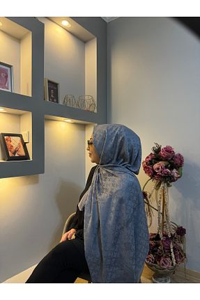 روسری طوسی İpek Jakar MODANINPİRİ - کد 924747899