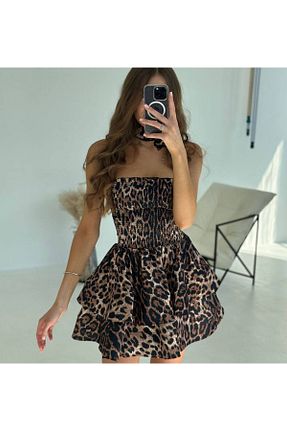 لباس قهوه ای زنانه بافت TAYT VEGAS - کد 925697629