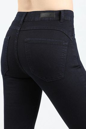 شلوار جین مشکی زنانه رگولار BALİNS - کد 43373714