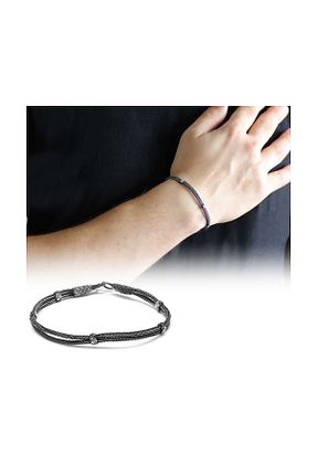 دستبند نقره طوسی زنانه 925 عیار Tesbihane - کد 32270208