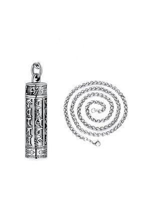 گردنبند استیل ( فولاد ) سفید مردانه استیل (فولاد) Jorg Zenn - کد 925698101