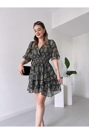 لباس خاکی زنانه بافتنی hiraz fashion - کد 906427885