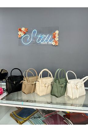 کیف دوشی سبز زنانه چرم مصنوعی Güneş - کد 925712952