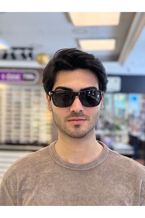 عینک آفتابی نباتی مردانه پلاریزه Polo Exchange - کد 841765237