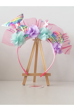 تاج صورتی بچه گانه مخلوط پلی استر Sweet twins accessories - کد 925754714