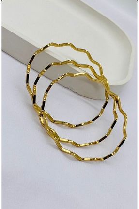 النگو زرد زنانه 22 عیار X-Lady Accessories - کد 925740520
