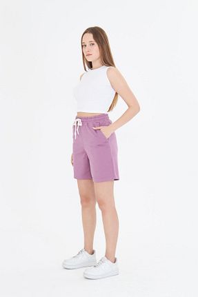 شلوارک و برمودا بنفش زنانه رگولار TRENDHİLL - کد 925754485