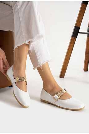 بابت سفید زنانه چرم لاکی redtan - کد 925752143