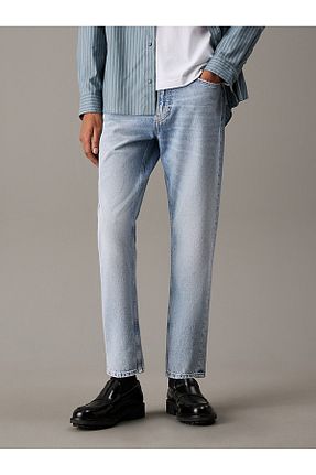 شلوار جین سرمه ای مردانه پاچه ساده Calvin Klein - کد 925759427