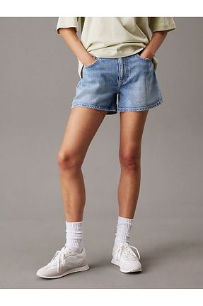 شلوارک و برمودا سرمه ای زنانه رگولار Calvin Klein - کد 925759901