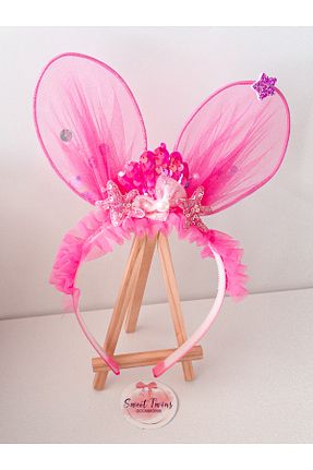 تاج صورتی بچه گانه مخلوط پلی استر Sweet twins accessories - کد 925758302