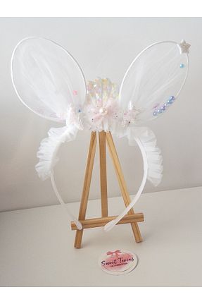 تاج سفید بچه گانه مخلوط پلی استر Sweet twins accessories - کد 925758316
