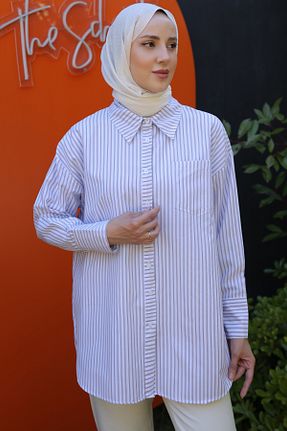 تونیک حجاب بژ زنانه بافتنی giyze - کد 925954020