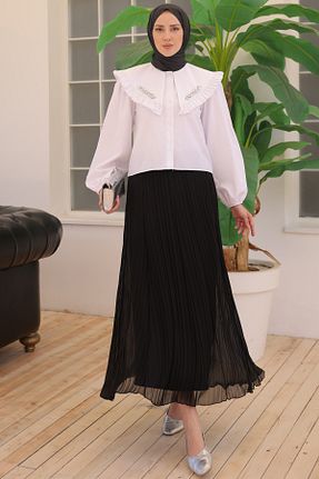 تونیک حجاب سفید بافتنی giyze - کد 925954002