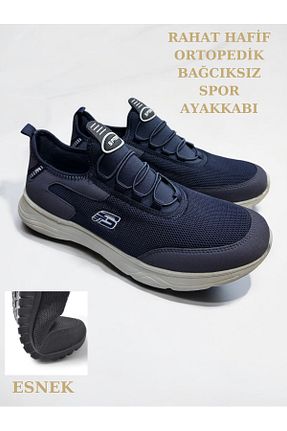 کفش پیاده روی سرمه ای مردانه چرم مصنوعی Cozi company - کد 925796711