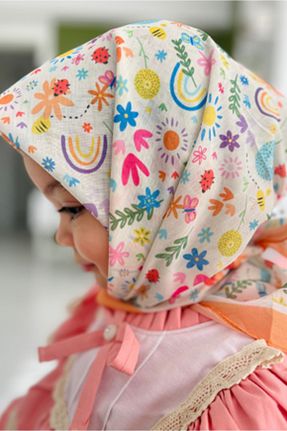 روسری سفید پنبه ای Sima - کد 925773097