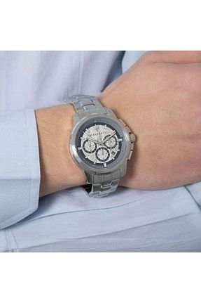 ساعت مچی طوسی مردانه 44 میلی متر Maserati - کد 925802707