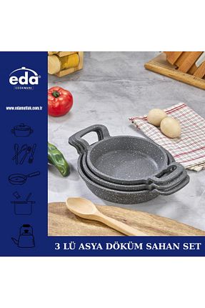 ماهیتابه طوسی زیره نچسب Eda - کد 69224326