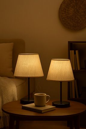 آباژور بژ پارچه Vivido Abajur - کد 251163343
