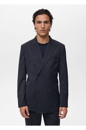 کت آبی مردانه رگولار MANGO Man - کد 925819755