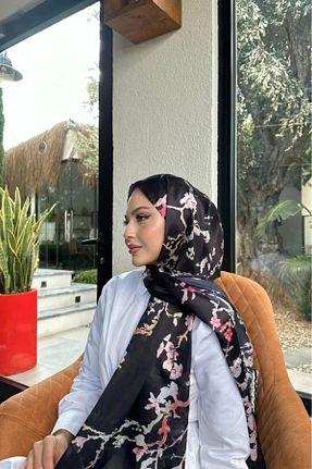 شال مشکی زنانه Merve Nayir - کد 925835120
