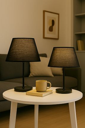 آباژور مشکی پارچه Vivido Abajur - کد 251163162