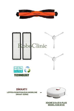 اکسسوری جاروبرقی سفید Roboclinic - کد 871704565