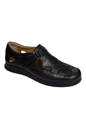 صندل مشکی مردانه پاشنه تخت Greyybull Shoes - کد 925840318