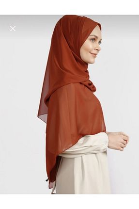 شال قهوه ای زنانه شیفون Muensu - کد 925840290