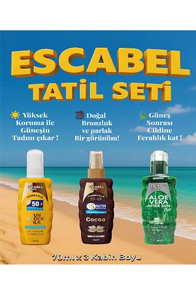 ست کرم ضد آفتاب Escabel - کد 925991505