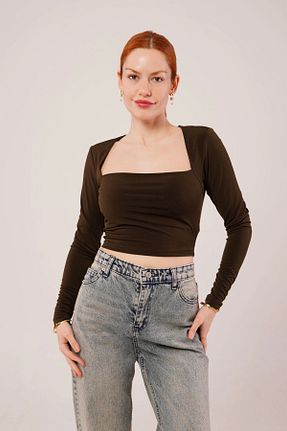 بلوز رنگی زنانه رگولار fevien - کد 925866754