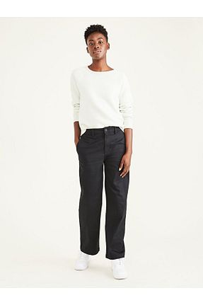 شلوار مشکی زنانه پنبه ای Dockers - کد 926004580