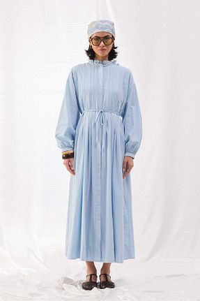 لباس آبی زنانه بافتنی Tailors Room - کد 925869027