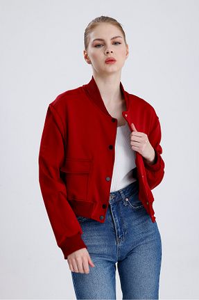 کت زرشکی زنانه Bomber miss fasion - کد 833990687