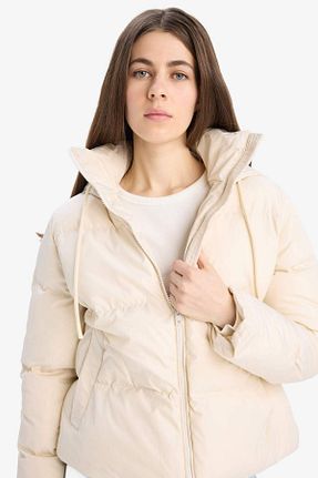 کاپشن بژ زنانه رگولار Defacto - کد 901567733