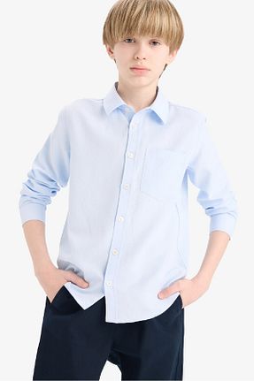 پیراهن آبی بچه گانه رگولار Defacto - کد 906211905