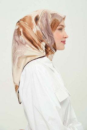 روسری رنگی پلی استر Madame Polo - کد 924359054