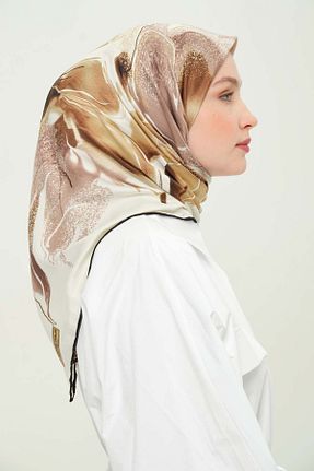 روسری رنگی پلی استر Madame Polo - کد 924362103