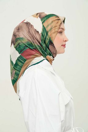 روسری رنگی پلی استر Madame Polo - کد 924334247