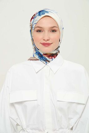 روسری رنگی پلی استر Madame Polo - کد 924366147